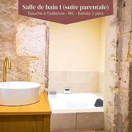 Idéal Pour Couple, Famille&pros - Jusqu'à 6 Pers - Classé 2 étoiles - Baignoire Balnéo - Espace De Travail Dédié - A 10min De La Gare Sncf, Du Centre D'angoulême, Et Du Musée De La Bd - Parking Privé Et Gratuit - Wifi Gratuit