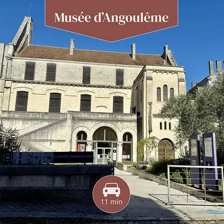 Сasa de vacaciones Idéal Pour Couple, Famille&pros - Jusqu'à 6 Pers - Classé 2 étoiles - Baignoire Balnéo - Espace De Travail Dédié - A 10min De La Gare Sncf, Du Centre D'angoulême, Et Du Musée De La Bd - Parking Privé Et Gratuit - Wifi Gratuit