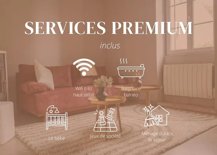 Idéal Pour Couple, Famille&pros - Jusqu'à 6 Pers - Classé 2 étoiles - Baignoire Balnéo - Espace De Travail Dédié - A 10min De La Gare Sncf, Du Centre D'angoulême, Et Du Musée De La Bd - Parking Privé Et Gratuit - Wifi Gratuit Сasa de vacaciones Angulema