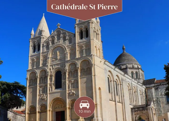 Idéal Pour Couple, Famille&pros - Jusqu'à 6 Pers - Classé 2 étoiles - Baignoire Balnéo - Espace De Travail Dédié - A 10min De La Gare Sncf, Du Centre D'angoulême, Et Du Musée De La Bd - Parking Privé Et Gratuit - Wifi Gratuit